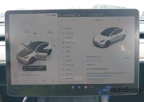 2024 Tesla Model Y Long Range Dual Motor All-Wheel Drive from USA, damaged, VIN 7SAYGAEE1RF122280